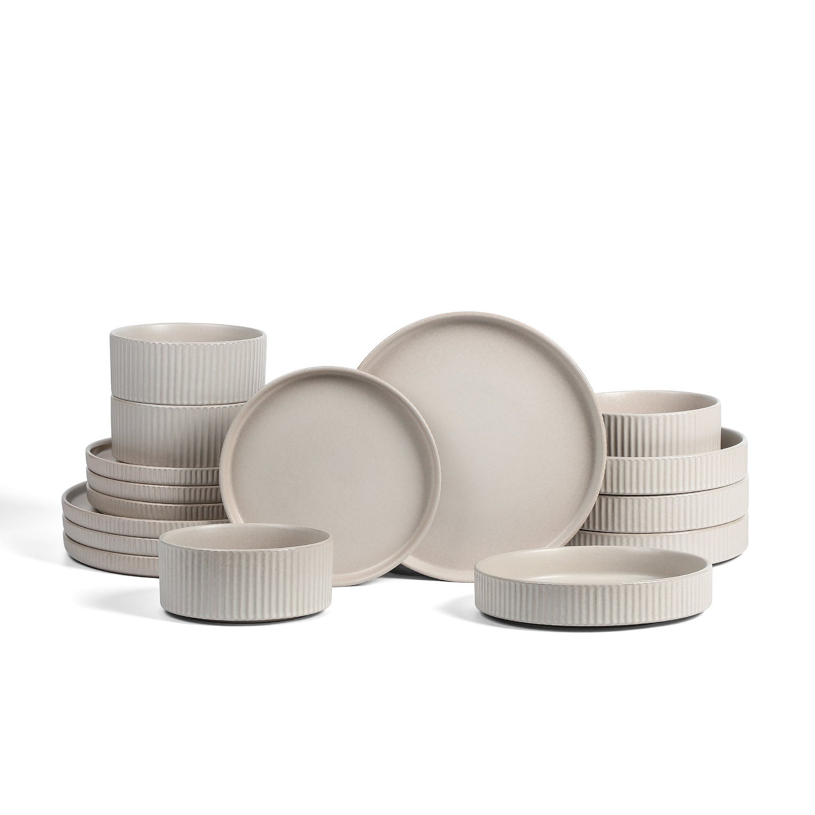 haven stoneware dinnerware set beige haven stoneware dinnerware set beige